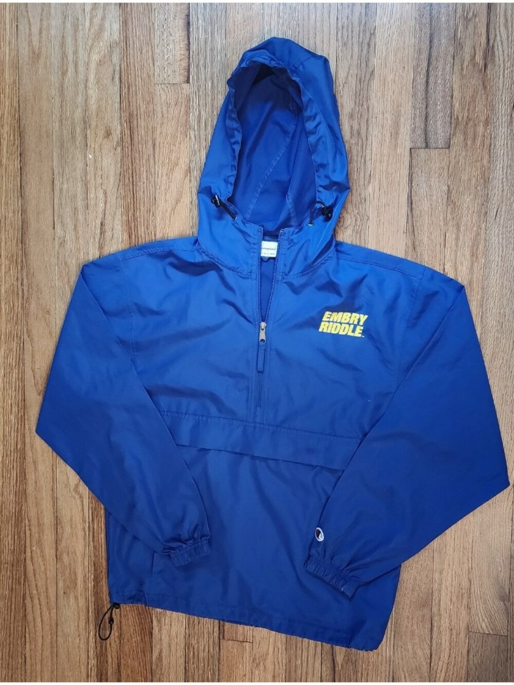 Embry Riddle Aeronautical University Eagle Champion Jacket Hoodie Windbreaker XS